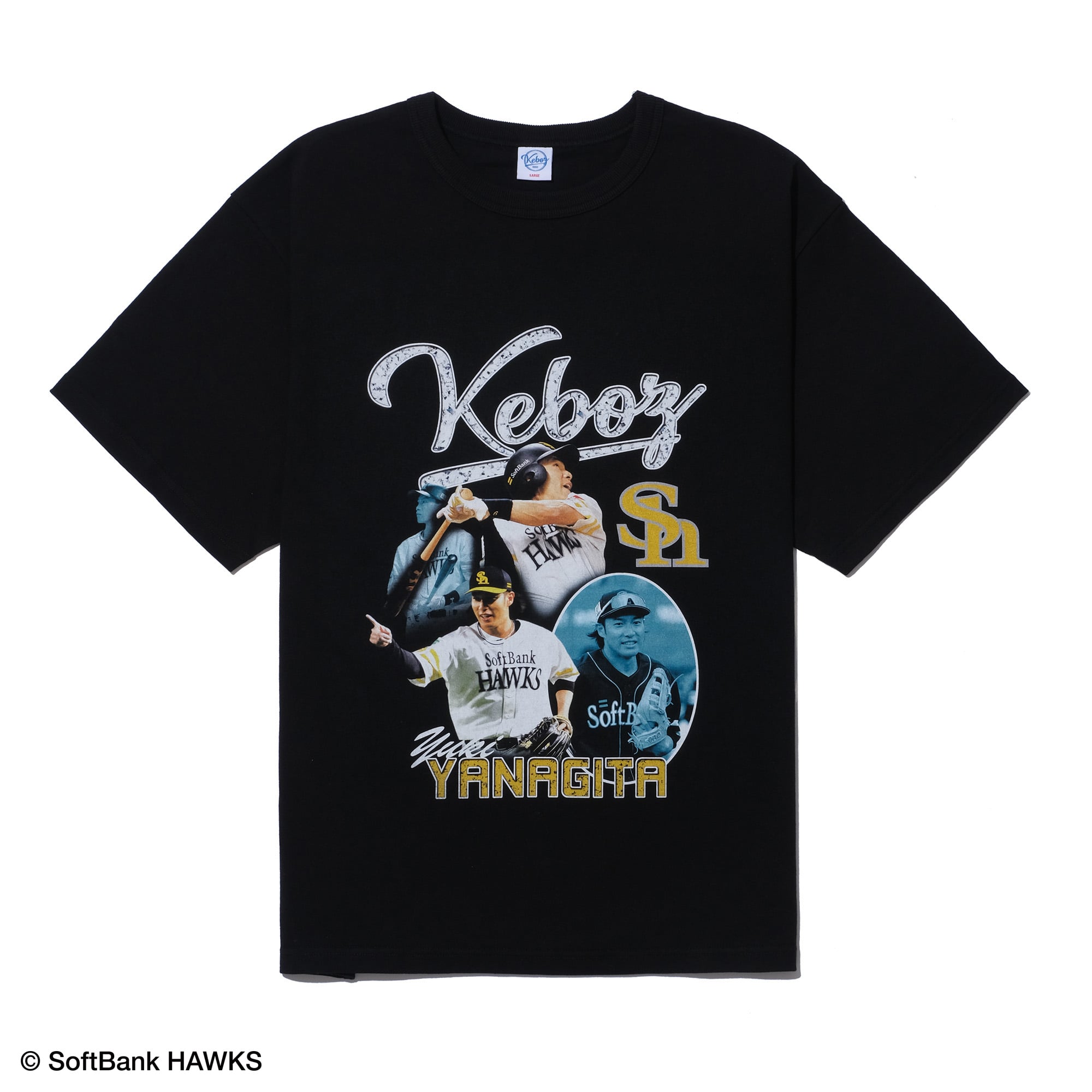 ホークス KEBOZ ケボズ ブラック 柳田 Tシャツ